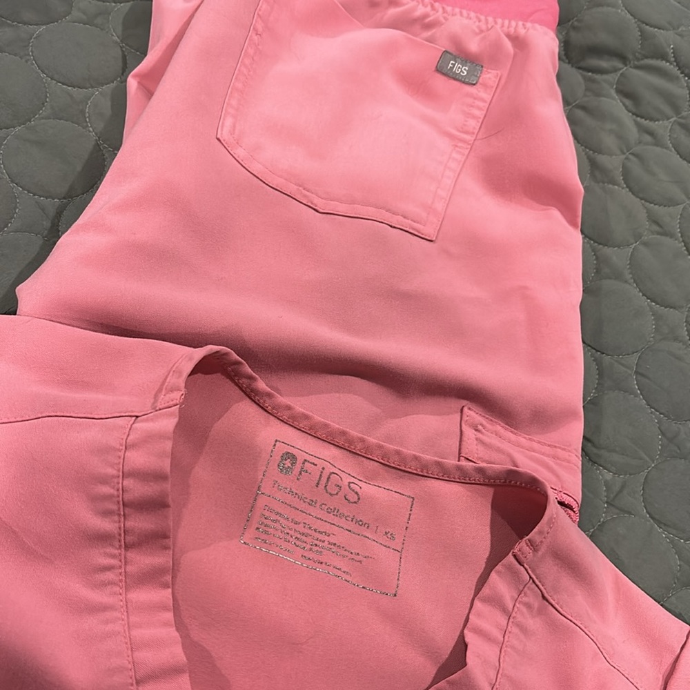 Figs Pink Track Pants & Joggers
